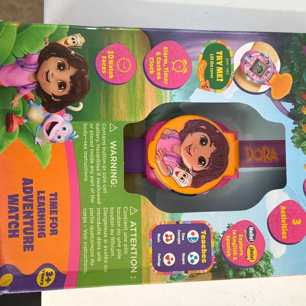 Dora the Explorer Learning Watch - EASTER BASKET IDEAL - Picture 5 of 6